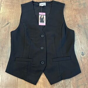 Steve Madden Vest Black Small